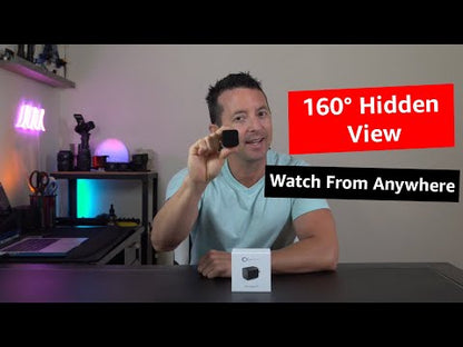 Wi-Fi Security Camera with Wide-angle Lens and Free Remote View App iOS Android